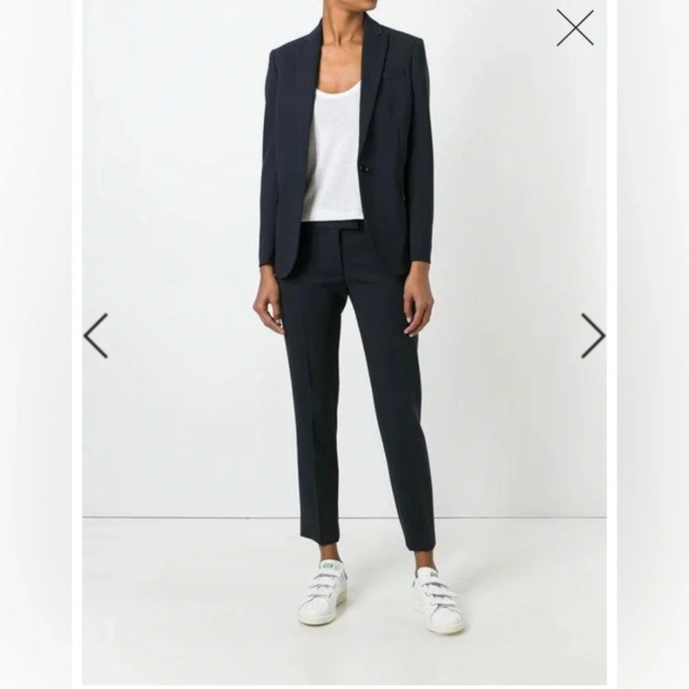 Joseph Savoy Black Wool Blazer Women Size M - Picture 13 of 17